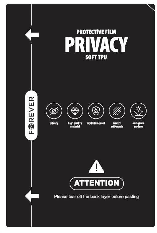 TelForceone Forever set filmas anticrash privacy pjovimo mašinai 20vnt