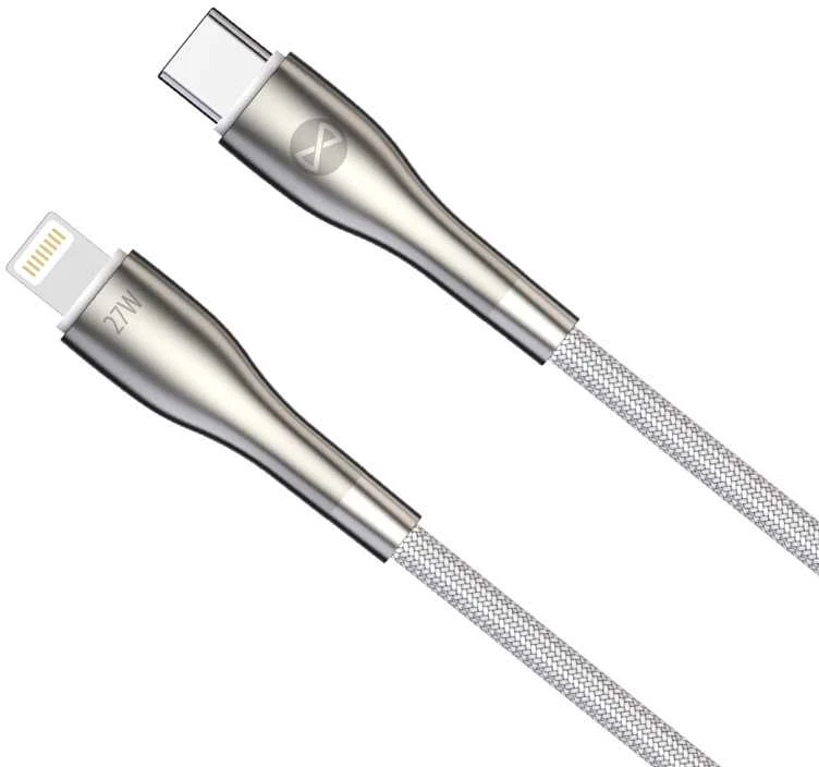 Baseus Forever Sleek laidas USB-C – Lightning 1,0 m 27W baltas