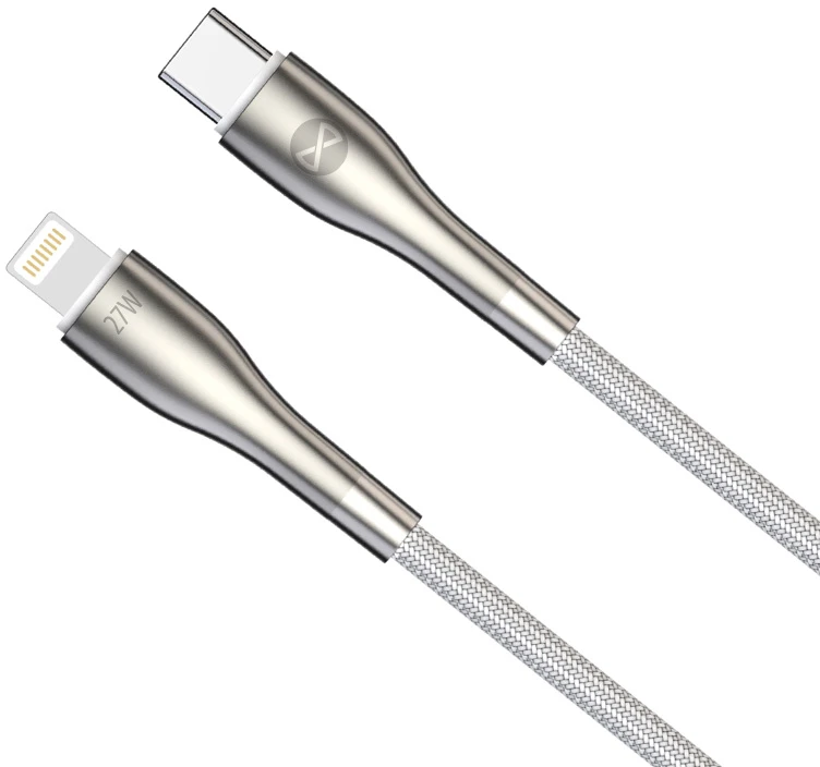 Baseus Forever Sleek laidas USB-C – Lightning 1,0 m 27W baltas