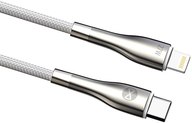 Baseus Forever Sleek laidas USB-C – Lightning 1,0 m 27W baltas