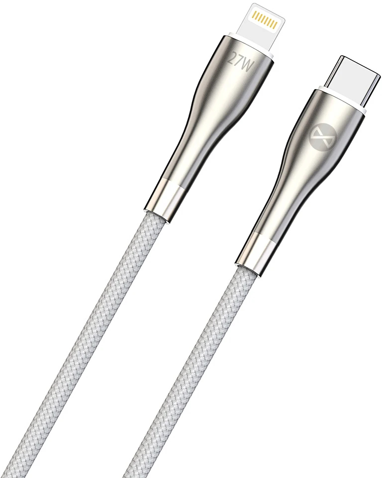Baseus Forever Sleek laidas USB-C – Lightning 1,0 m 27W baltas