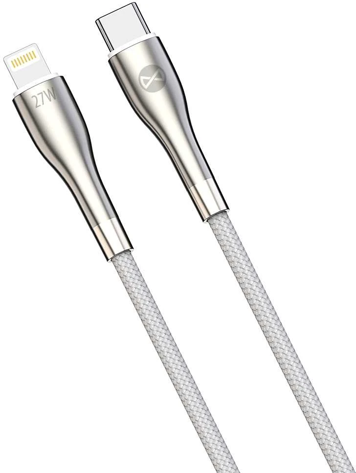 Baseus Forever Sleek laidas USB-C – Lightning 1,0 m 27W baltas