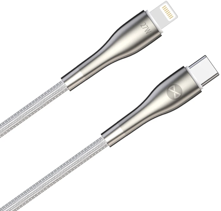 Baseus Forever Sleek laidas USB-C – Lightning 1,0 m 27W baltas