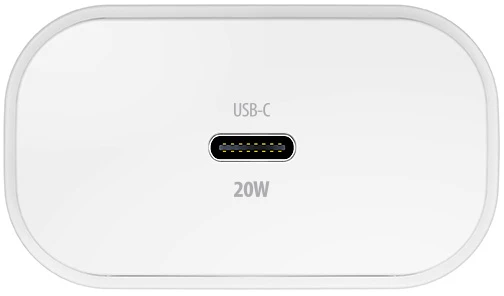 Forever TC-01-20C PD QC įkroviklis 1x USB-C 20W baltas