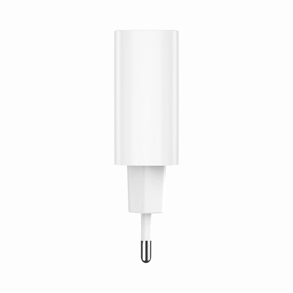 Forever TC-07-30AC PD QC įkroviklis 1x USB-C 1x USB 30W baltas + USB-C – USB-C laidas 60W