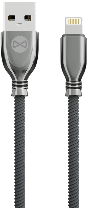 Forever Tornado USB – Lightning laidas 1,0 m 3A juodas