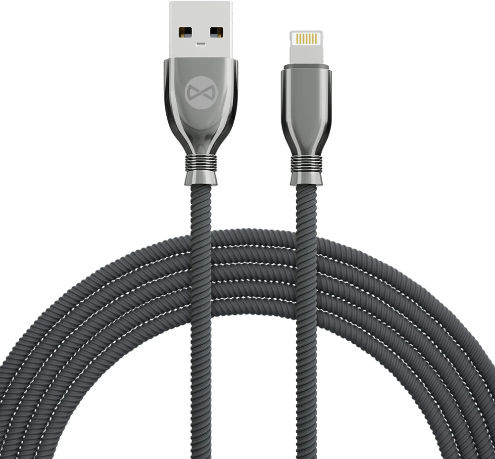 Forever Tornado USB – Lightning laidas 1,0 m 3A juodas