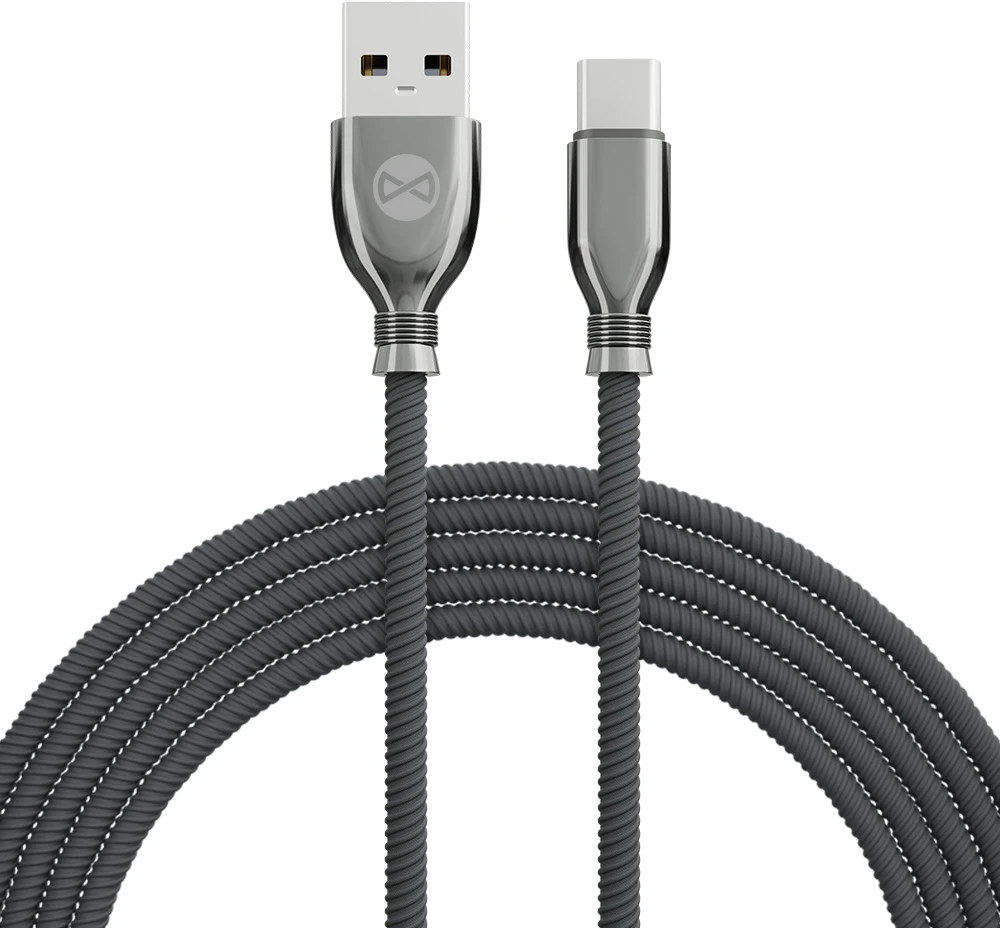 Forever Tornado USB – USB-C laidas 1,0 m 3A juodas