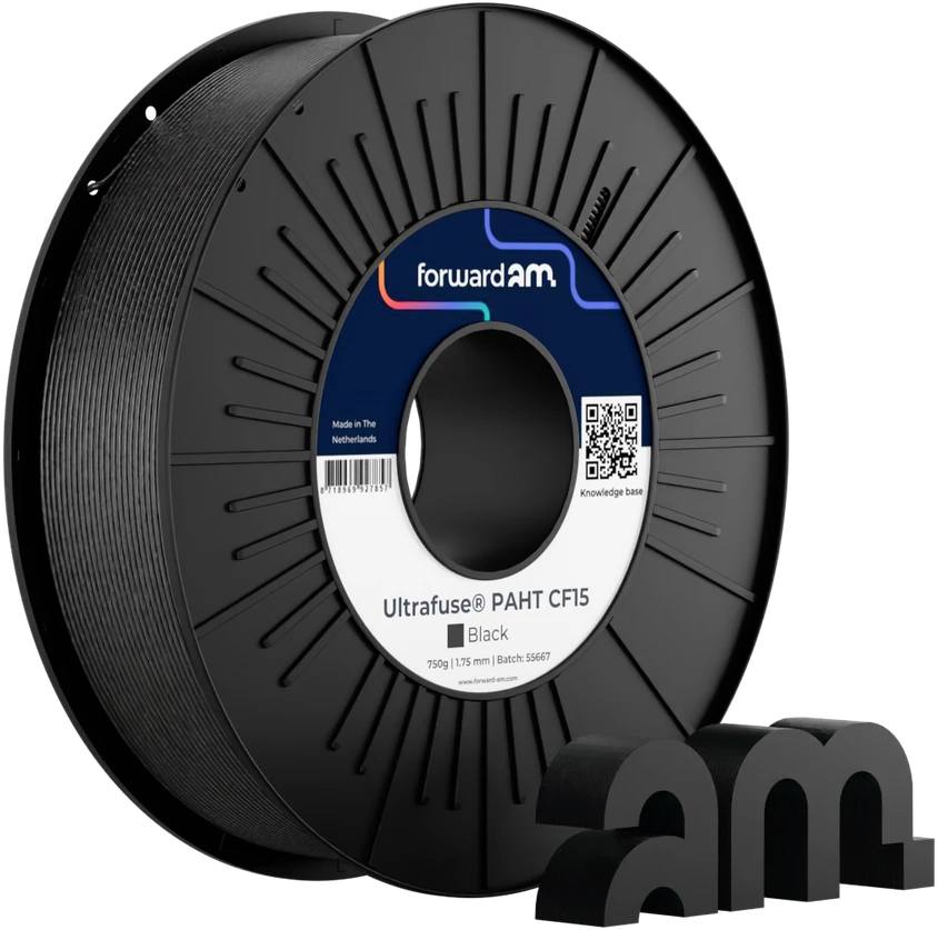 Forward Am BASF Ultrafuse PAHT CF15 2.85 mm 0.75kg - Juodas