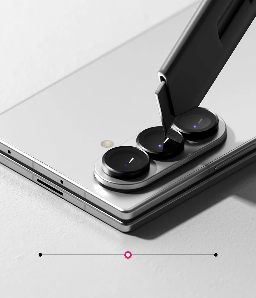 FOTOAPARATO APSAUGA RINGKE CAMERA FRAME 2-PACK Samsung Galaxy Z FOLD 7 / 8 ULTRA Juodas