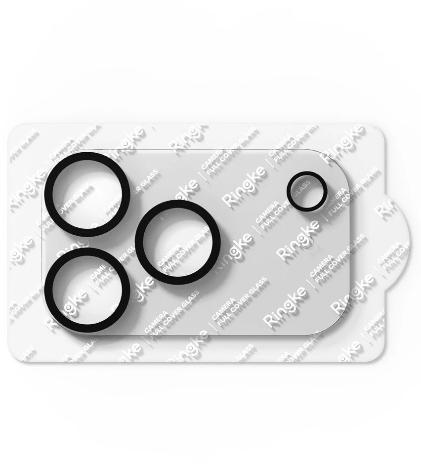 Ringke Camera Full Cover 2 vnt. Tempered Glass for iPhone 18 Pro - Juodas