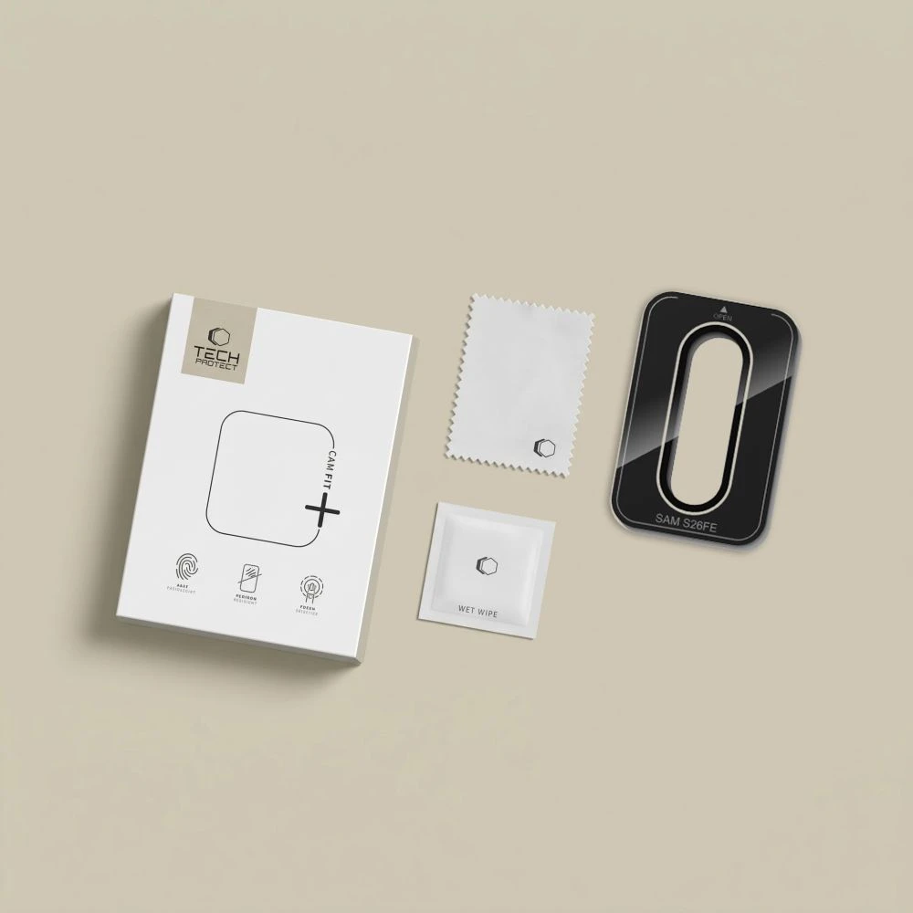 FOTOAPARATO APSAUGA Tech-Protect CAMRING FIT+ Samsung Galaxy S26 FE SKAIDRI