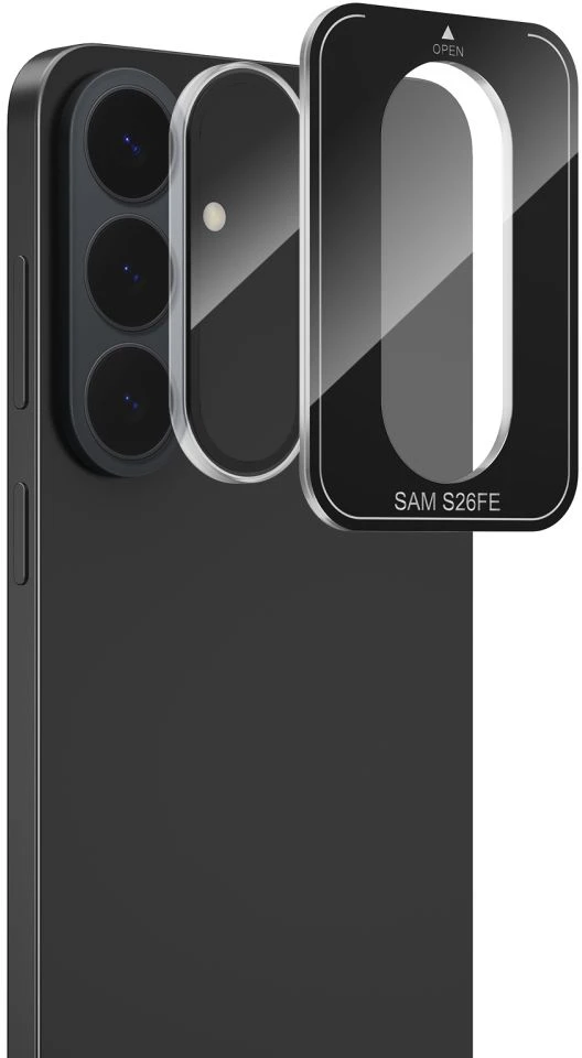 FOTOAPARATO APSAUGA Tech-Protect CAMRING FIT+ Samsung Galaxy S26 FE SKAIDRI