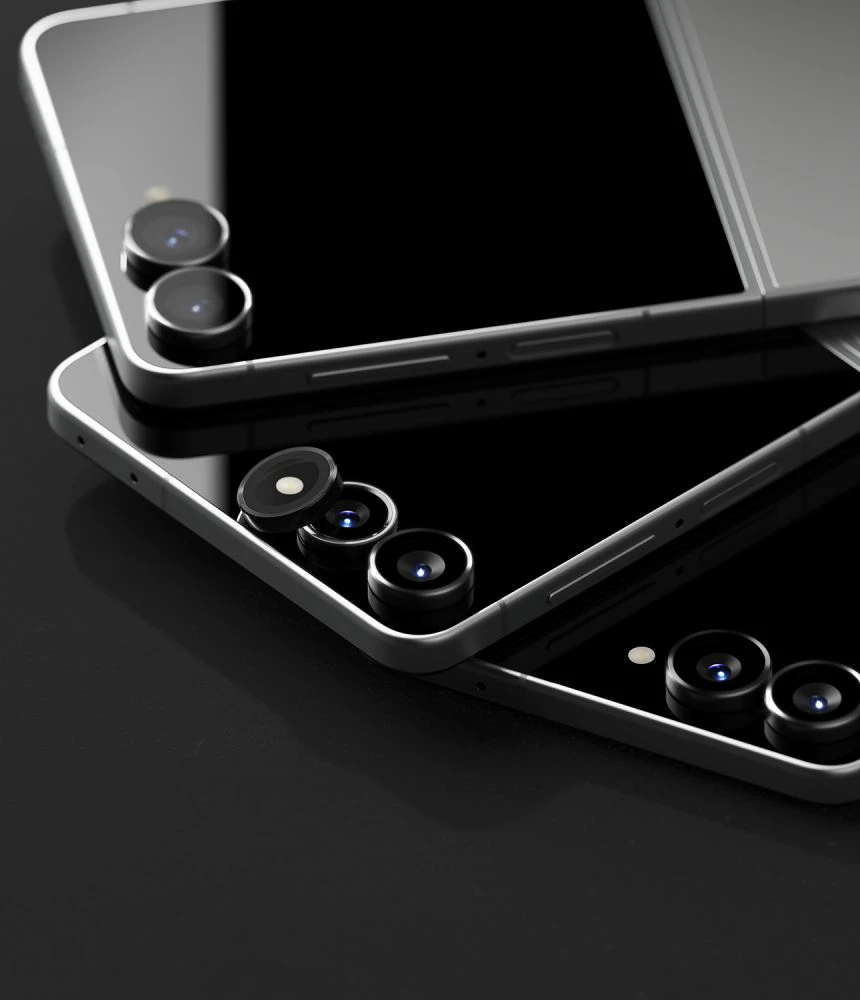 FOTOAPARATO APSAUGINIS RĖMELIS RINGKE CAMERA FRAME 2-PACK Samsung Galaxy Z FLIP 8 Juodas