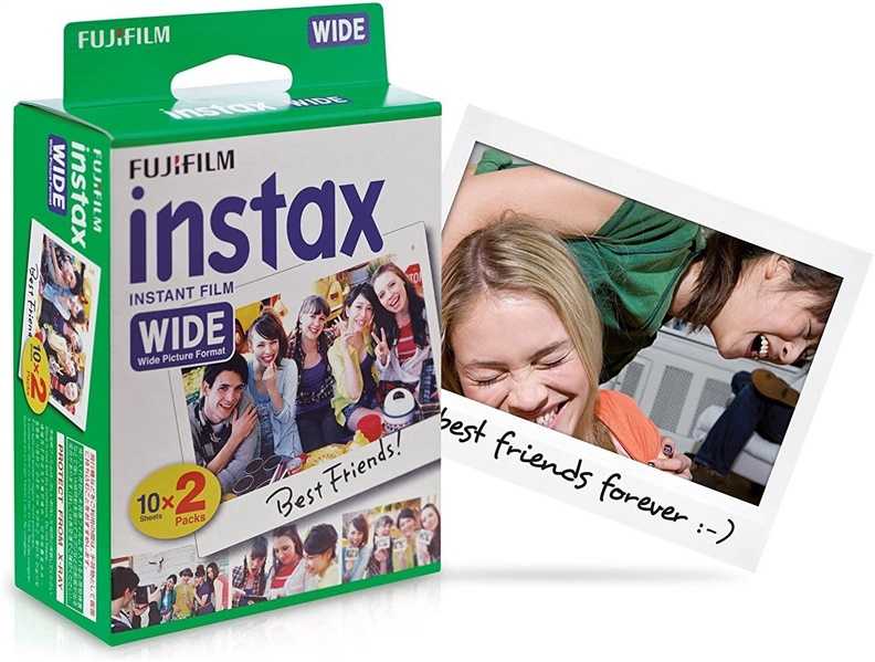 FujiFilm Instax Wide Glossy (10plx2) momentinės fotoplokštelės