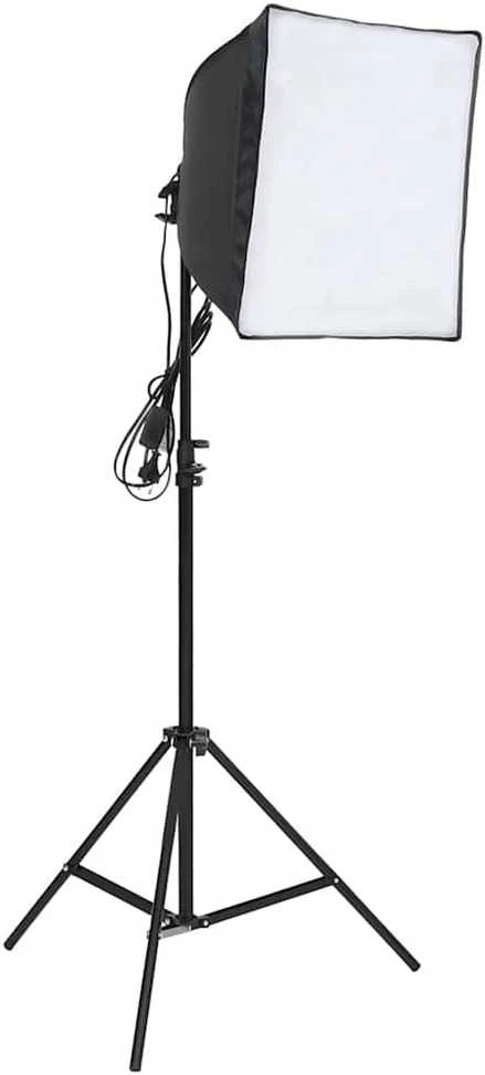 Fotostudijos apšvietimo rinkinys su trikoju ir šviesdėže