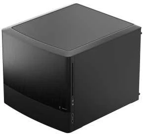 Kompiuterio korpusas Fractal Design | NODE 804 | Side window | 2 - USB 3.0Audio in/outPower button with LED (baltas)HDD activity LED (baltas) | Juodas | Micro ATX