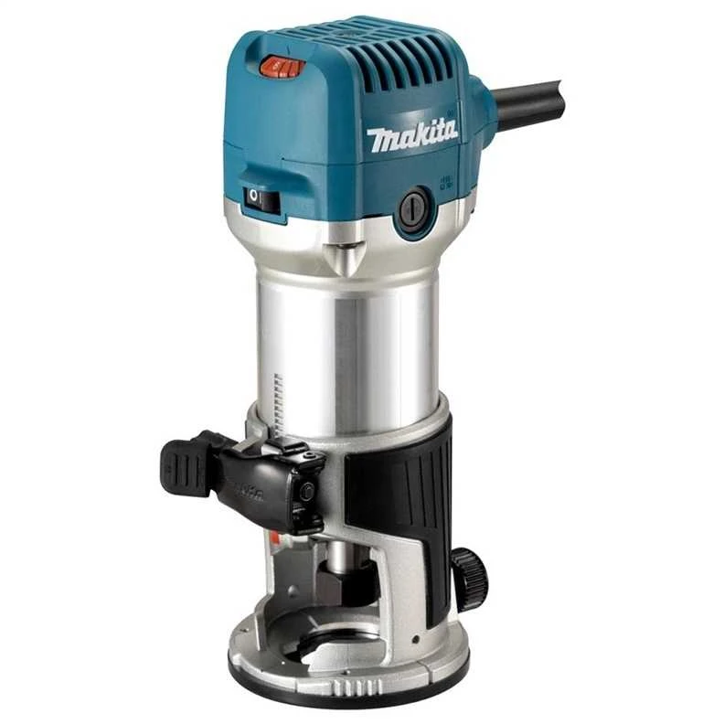 Makita RT0702CX2J Freza 710W 6- 8mm, 10.000 - 34.000 r/min 1,8kg + Priedai