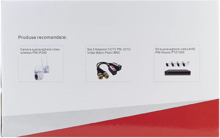 FTP kabelis CAT6 PNI F06 su 4 poromis 1 Gigabit internetui ir stebėjimo sistemoms, ritė 305m
