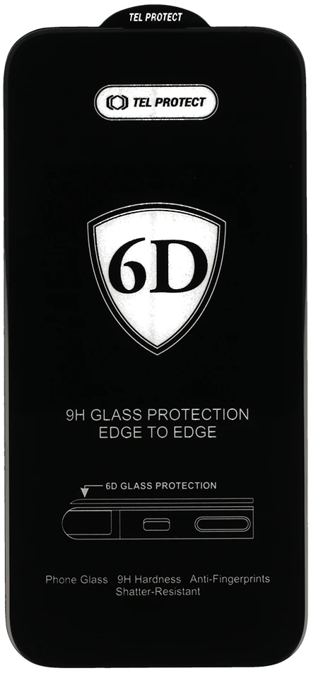 Tel Protect Full Glue 6D Apsauginis stiklas for REALME 9 5G/9 PRO juodos spalvos