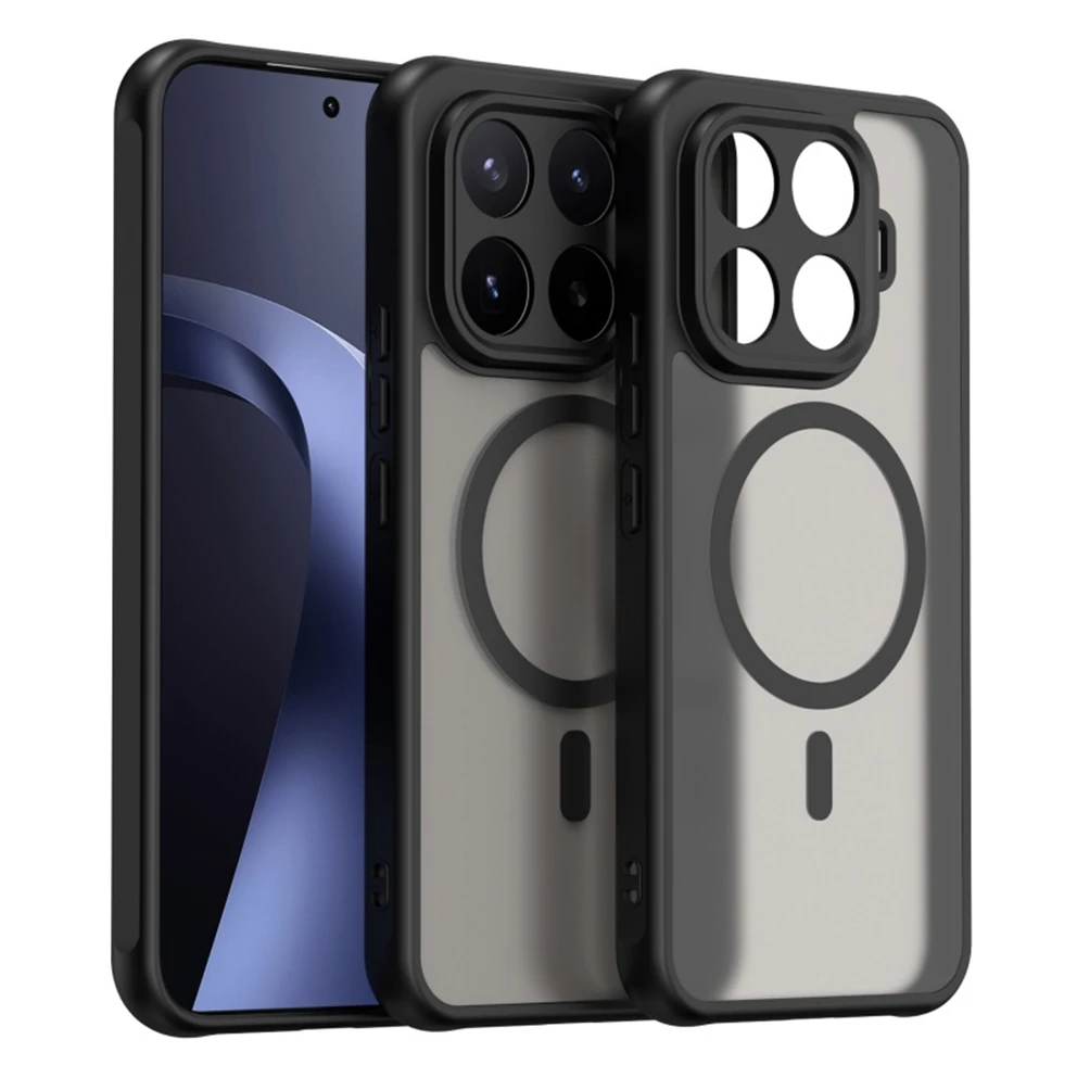 Fusion Accessories Full Matte Mag Cover dėklas Xiaomi 17T Pro 5G juodas