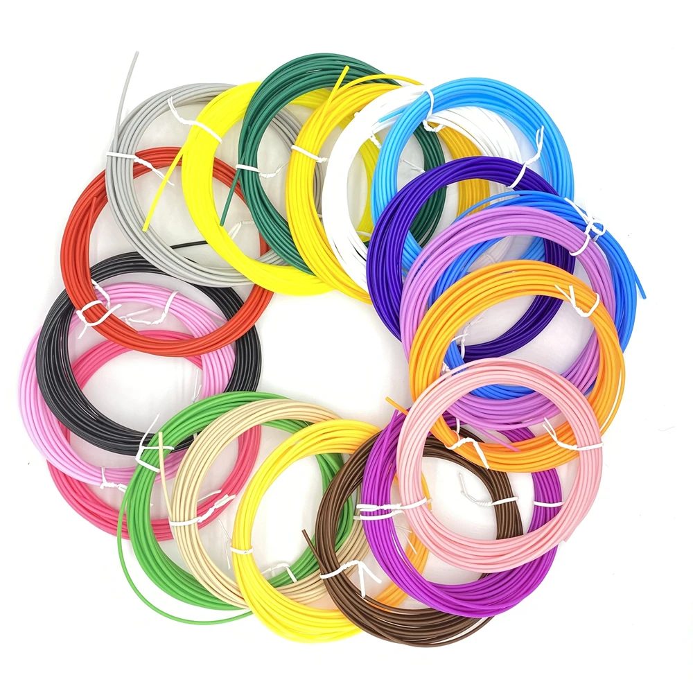 Fusion Accessories Fusion 3D spausdinimo rašiklio ABS gija su 20 spalvomis 1,75 mm | 5m