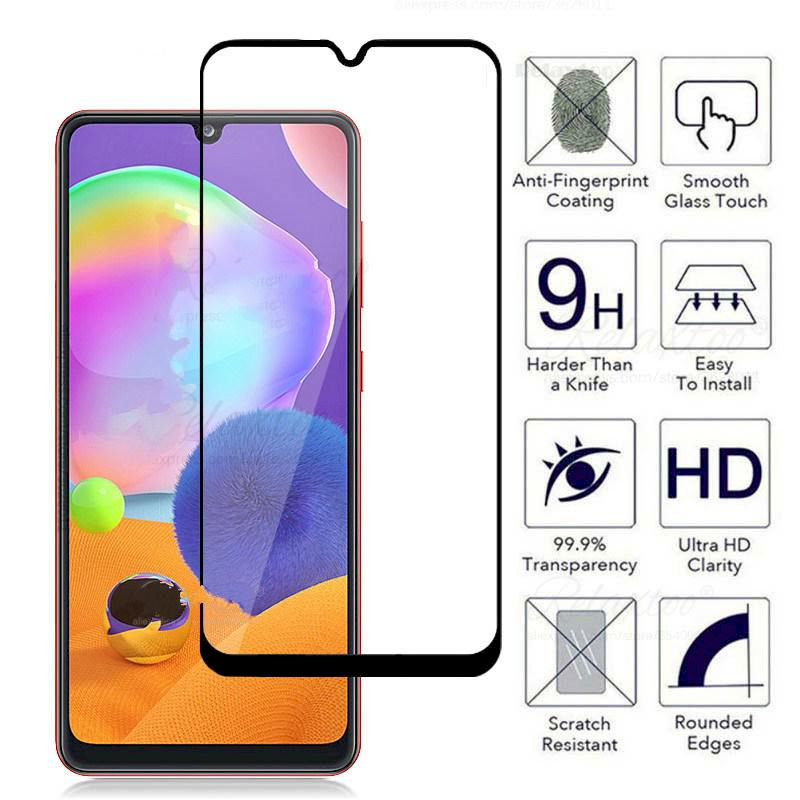 Fusion Accessories Fusion 5D grūdintas stiklas pilnai uždengtas rėmeliu Samsung A325 Galaxy A32 4G juodas