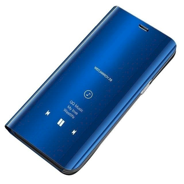 Fusion Accessories Fusion Clear View dėklas, skirtas Huawei Y6S | Honor 8A | Y6 Prime 2019 Mėlyna