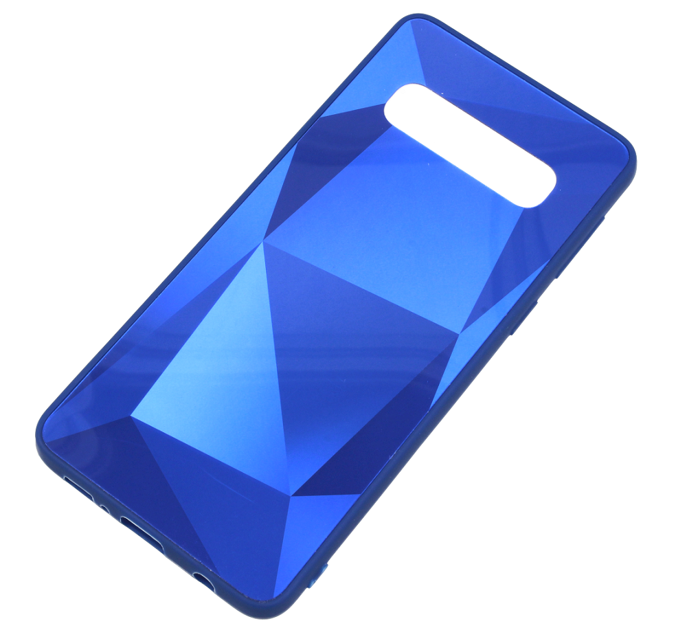 Fusion Accessories Fusion Diamond Stone nugarinės dėklas silikoninis dėklas Apple iPhone 11 Pro Mėlyna