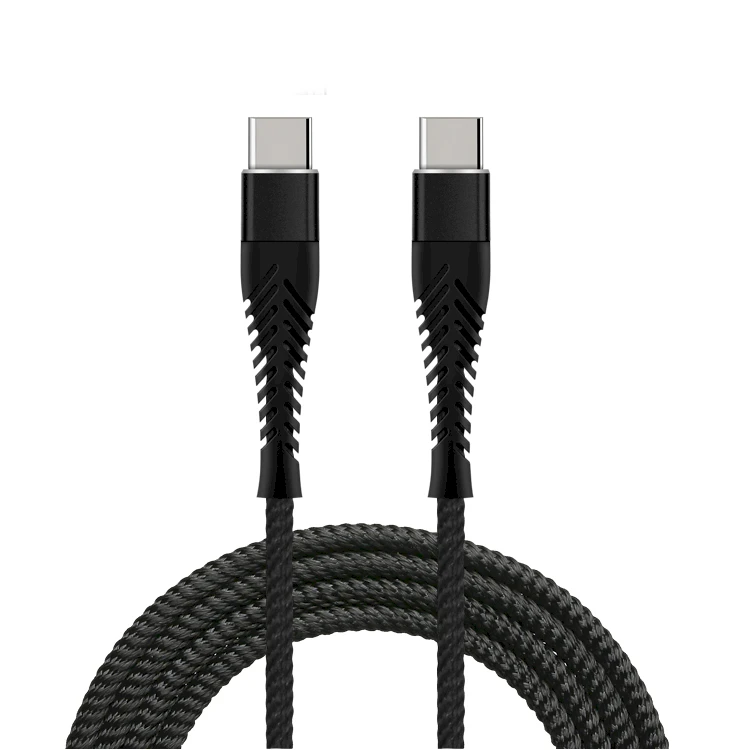 Fusion Accessories Fusion Fishbone USB-C į USB-C kabelis 65W | 3A | 1.5m juodas