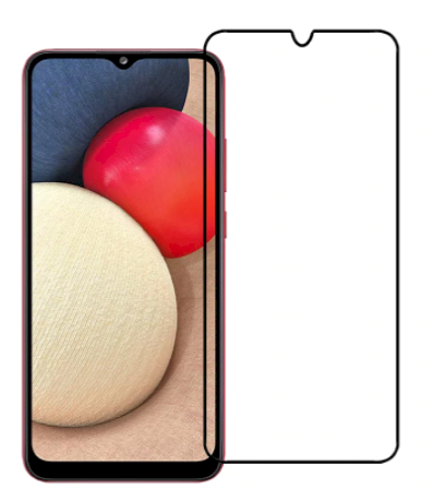 Fusion Accessories Fusion Full Glue 5D grūdintas stiklas pilnai uždengtas rėmeliu Samsung A025 Galaxy A02S juodas