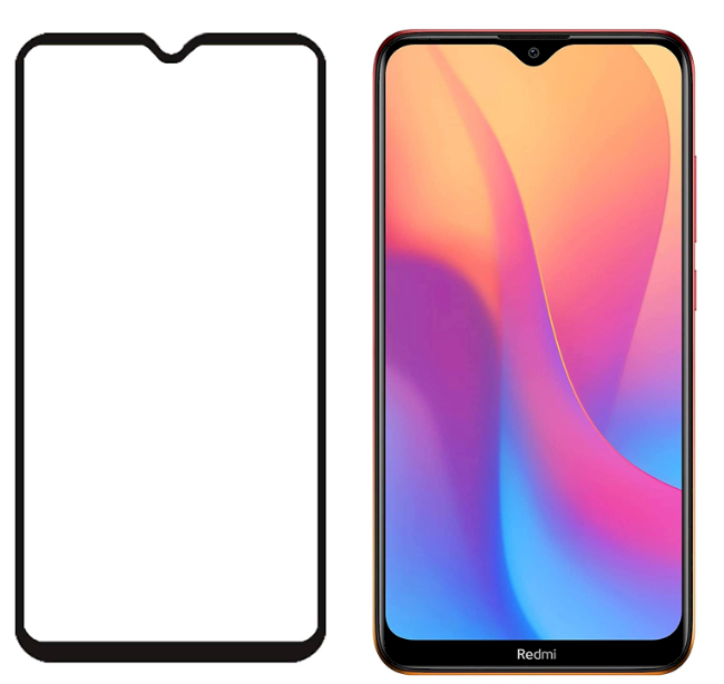 Fusion Accessories Fusion Full Glue 5D grūdintas stiklas, visiškai uždengtas rėmeliu Xiaomi Redmi 9A | 9C Juodas
