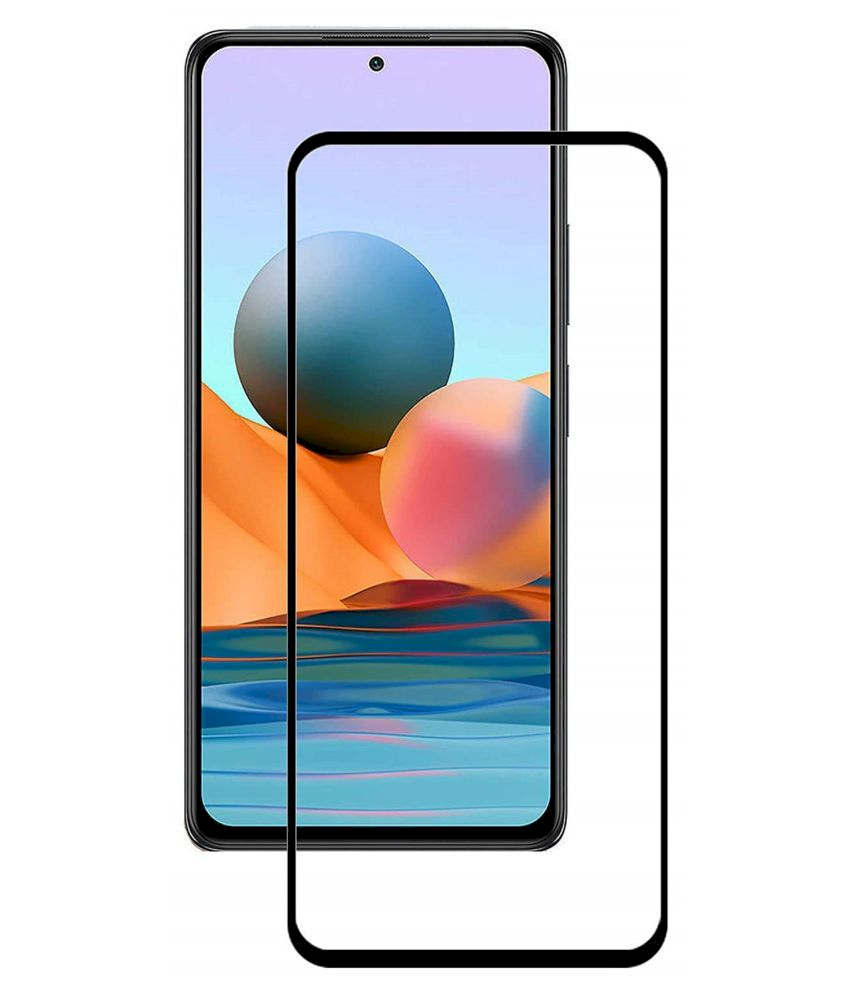 Fusion Accessories Fusion full glue 5D grūdintas stiklas pilnai uždengtas rėmeliu Xiaomi Redmi 10 juodas