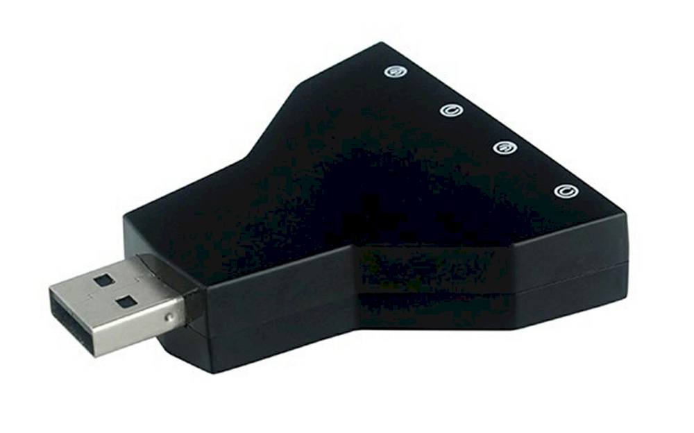 Fusion Accessories Fusion garso plokštė USB | 7.1 | reguliuojamas garsumas | mikrofonas