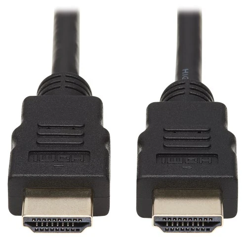 HDMI kabelio 19 kontaktų kištukai iš arti