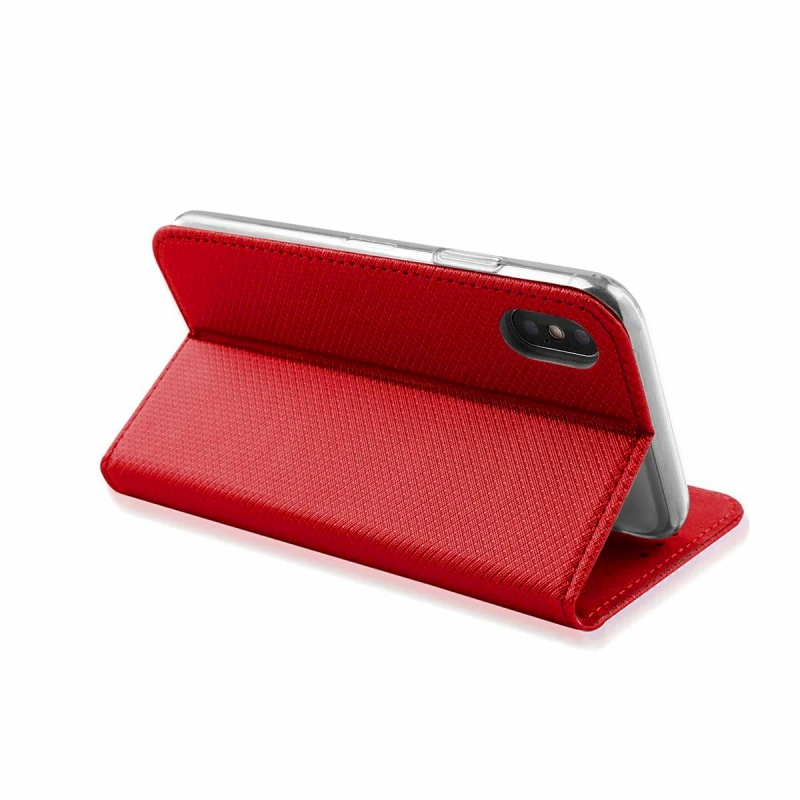 Fusion Accessories Fusion Magnet Book dėklas skirtas Xiaomi Redmi 10c 4G raudona