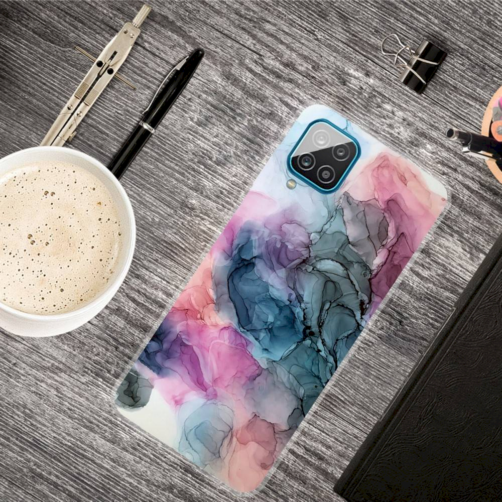 Fusion Accessories Fusion marble silikoninis dėklas Samsung A125 Galaxy A12 (dizainas h)