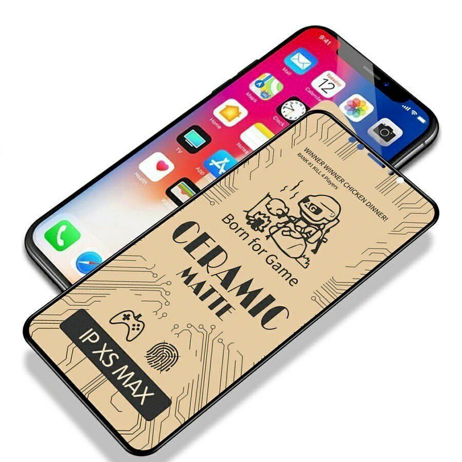 Fusion Accessories Fusion Matte Ceramic matinė plėvelė telefonui skirta Apple iPhone SE 2020 juodas