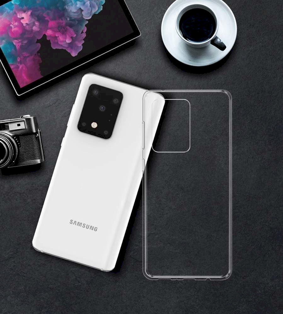 Fusion Accessories Fusion Ultra Back dėklas 2 mm apsauginis silikoninis dėklas, skirtas Samsung G985 Galaxy S20 Plus skaidriam