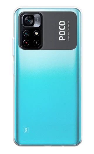 Fusion Accessories Fusion Ultra galinis dėklas 1 mm apsauginis silikoninis dėklas skirtas Xiaomi Poco X4 Pro 5G skaidrus