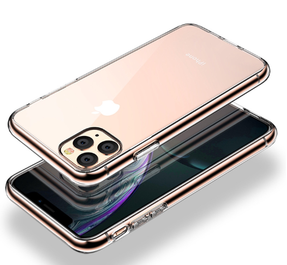Fusion Accessories Fusion Ultra galinis dėklas 0,3 mm apsauginis silikoninis dėklas Apple iPhone 11 Pro Max skaidriam