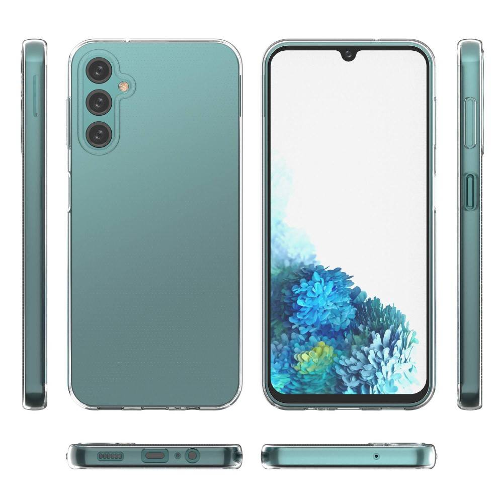 Fusion Accessories Fusion Ultra galinis dėklas 2 mm apsauginis silikoninis dėklas skirtas Samsung A145 | A146 Galaxy A14 4G | 5G skaidriam