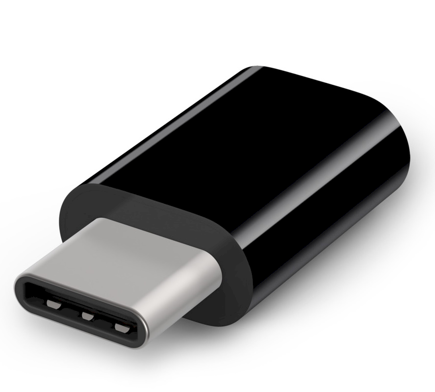Fusion Accessories Fusion Priedai Fusion universalus adapteris Mikro USB prie USB Type-C (USB-C) jungtis Juodas