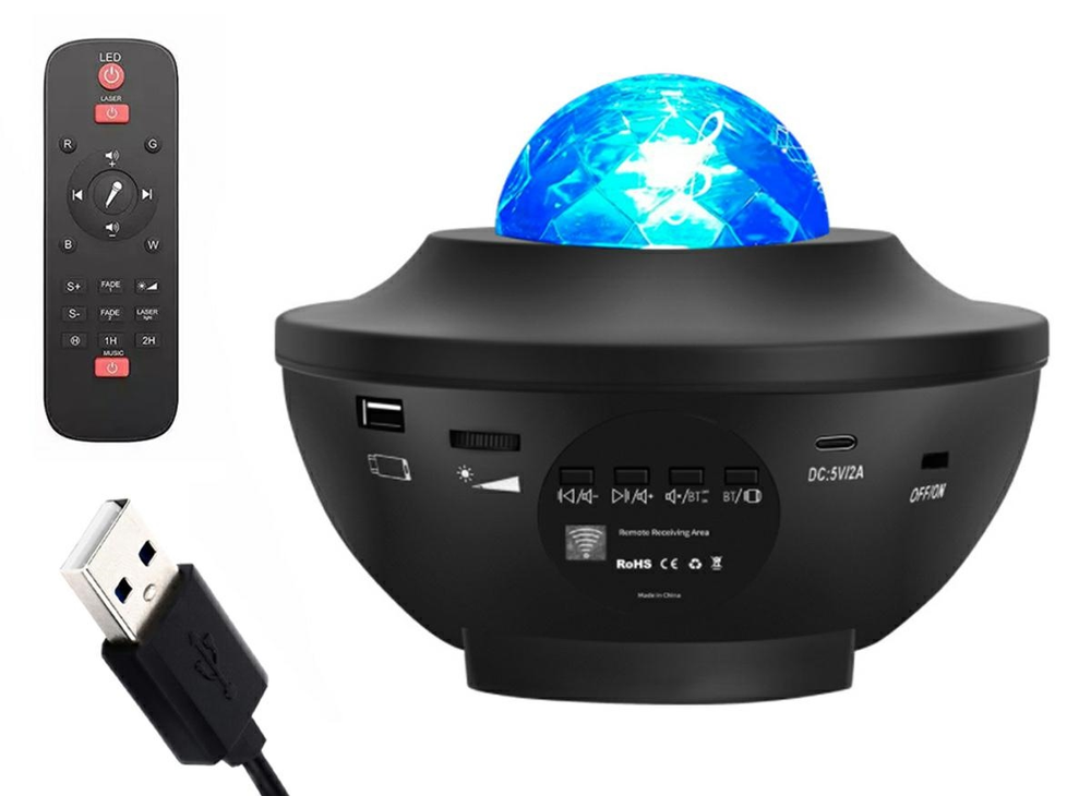 Fusion Accessories Fusion V3 disko lempa su nuotolinio valdymo pulteliu