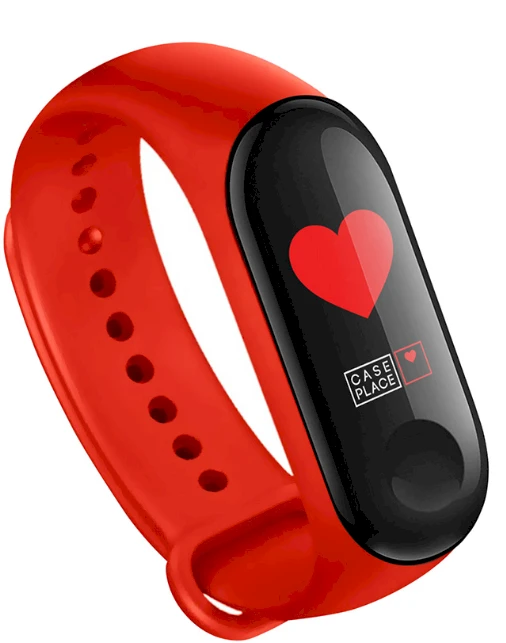 Fusion Accessories Fusion wave diržas laikrodžiui Xiaomi Mi Band 3 | Mi Band 4 raudona
