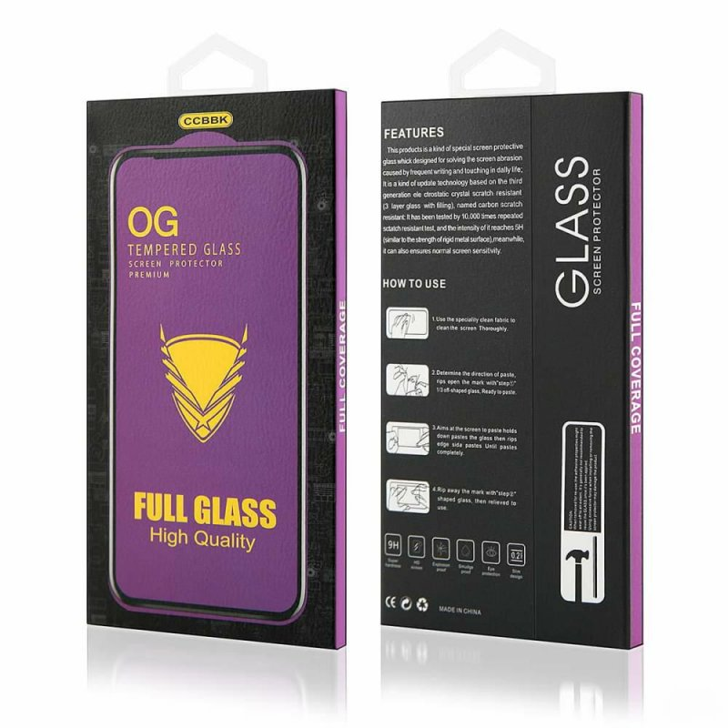 Fusion Accessories Goodbuy OG glass grūdintas stiklas pilnai uždengtas rėmeliu Samsung A526 Galaxy A52 5G juodas