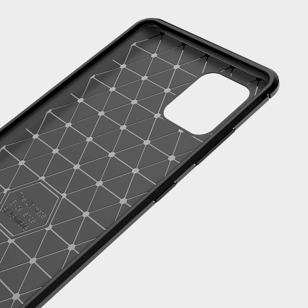 Fusion Accessories Silikoninis dėklas Fusion Trust Back, skirtas Samsung A217 Galaxy A21s Juodas