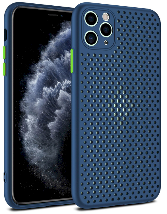 Fusion Accessories Silikoninis dėklas Fusion Breathe, skirtas Apple iPhone 7|8 | SE 2020 mėlynas