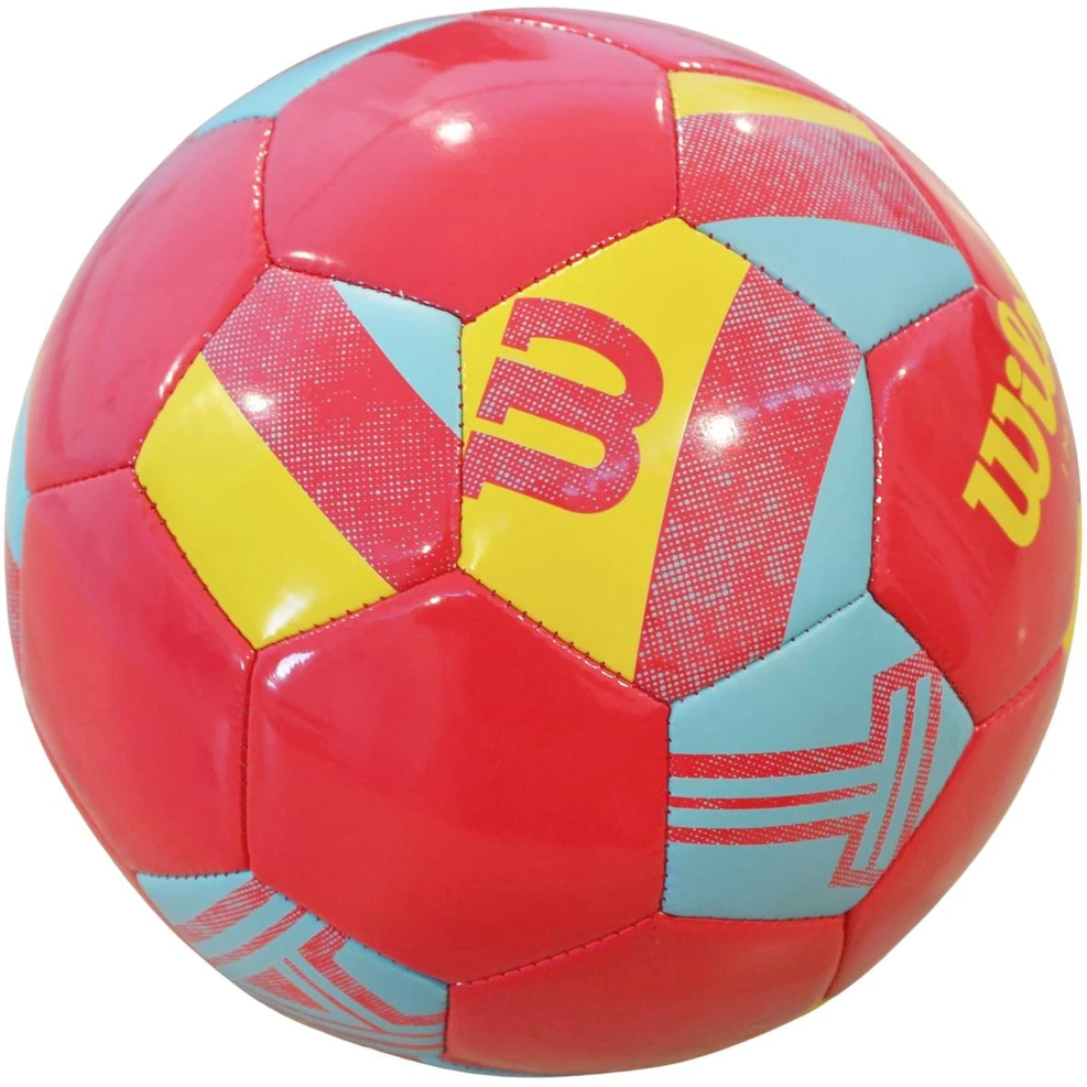FUTBOLO KAMUOLYS WILSON IMPACT SB KORALINIS/GELTONAS/MĖLYNAS 5 DYDŽIO 849234