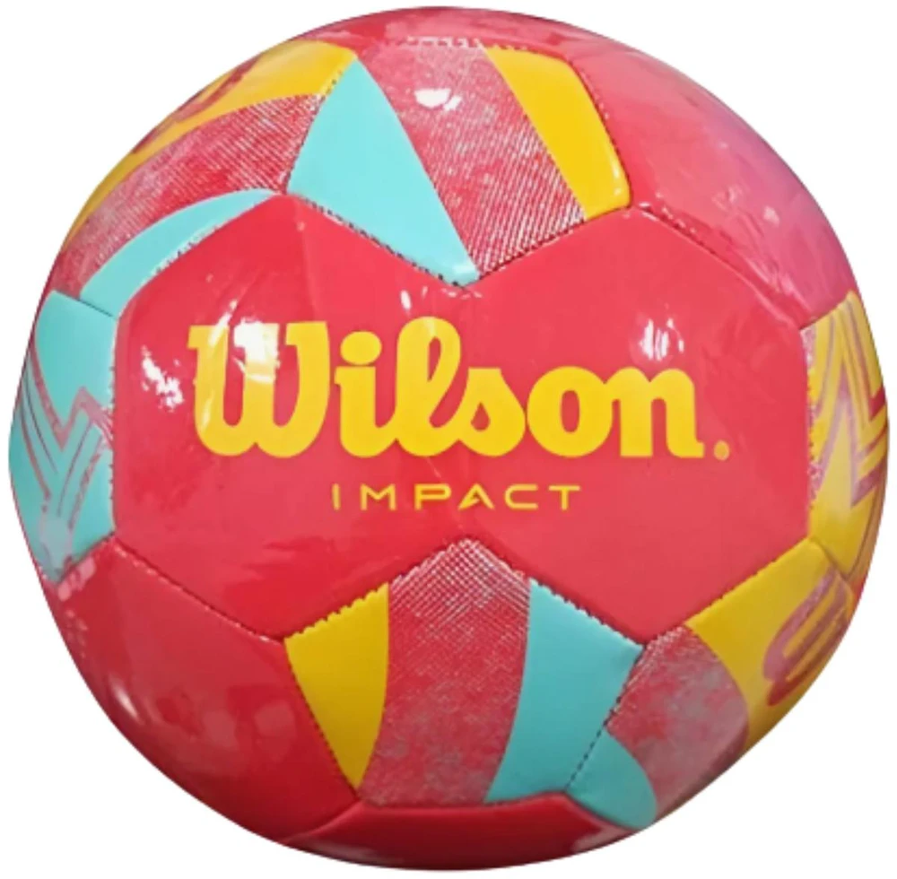 FUTBOLO KAMUOLYS WILSON IMPACT SB KORALINIS/GELTONAS/MĖLYNAS 5 DYDŽIO 849234